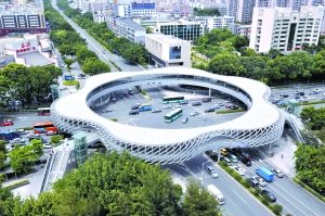 深圳5千万豪华天桥系形象工程 上千LED屏成摆设