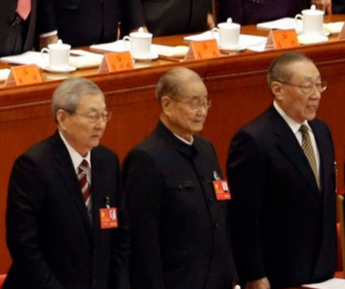 朱镕基，宋平、李岚清出席大会
