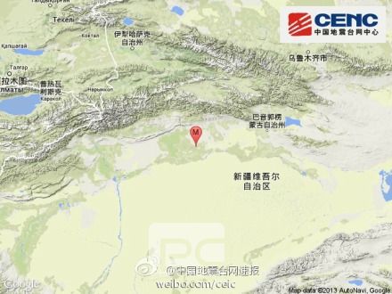 新疆库车县发生3.0级地震震源深度9千米