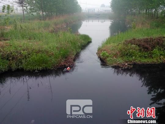 河南虞城工业园污水直排 绵延数十里无人问津