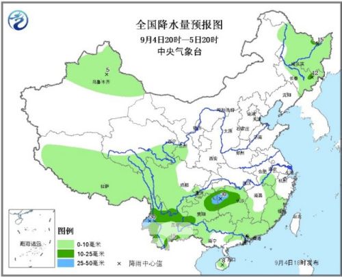 未来三天西南地区等地多阴雨天气局地有大雨