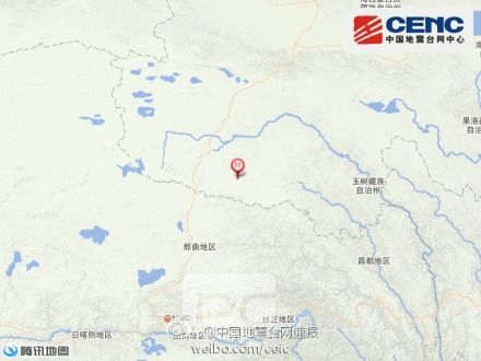 青海玉树杂多县发生3.0级地震震源深度6千米