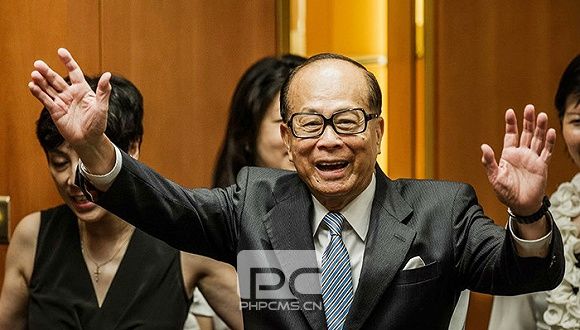 香港首富李嘉诚。图片来源:网络